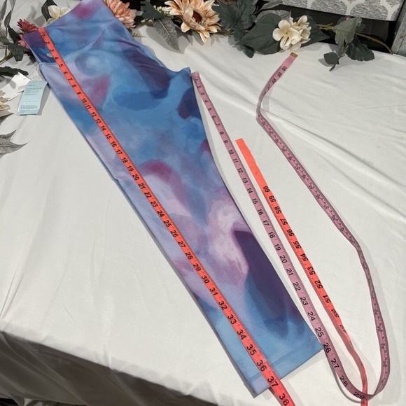 NWT Zella [ XL‎ ] Live In High Waist Ankle Leggings in Purple Mult Swan - Picture 5 of 12